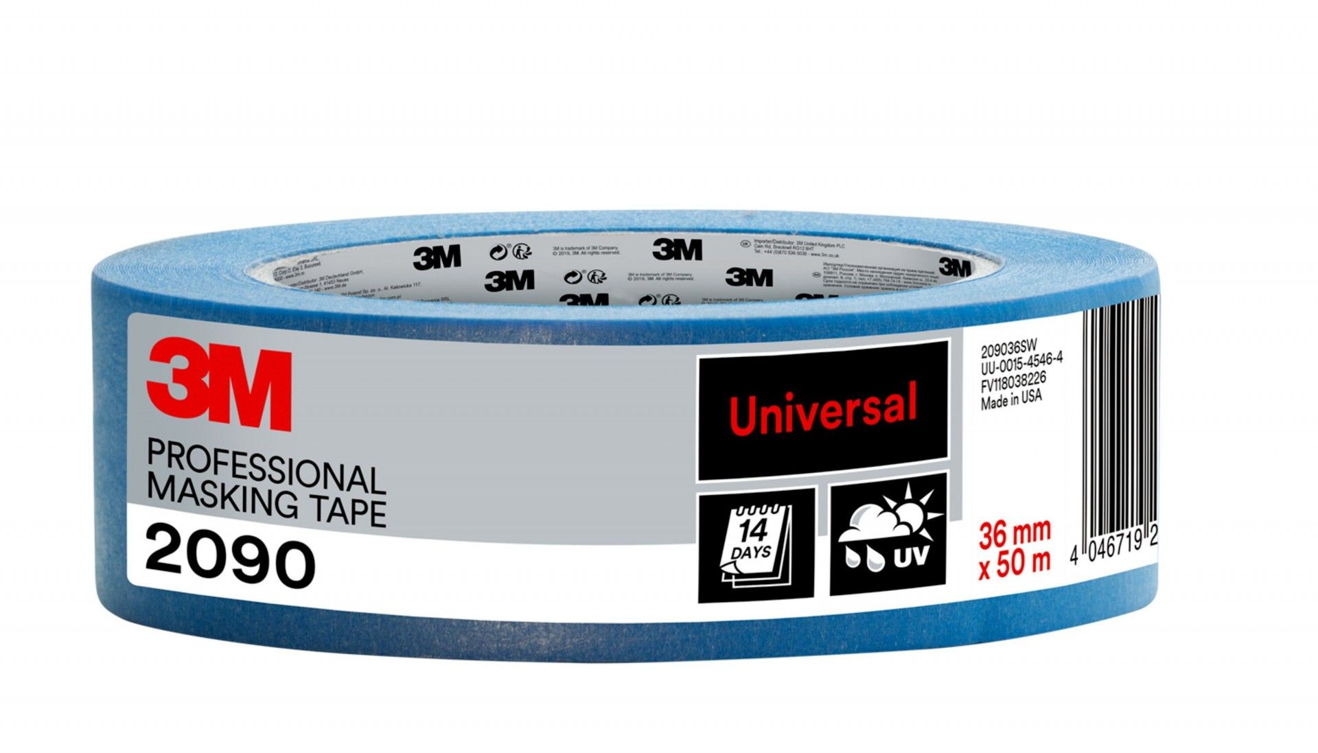 Fita Exterior BLUE PROFISSIONAL - 50MX36mm - Caixa 10 fitas